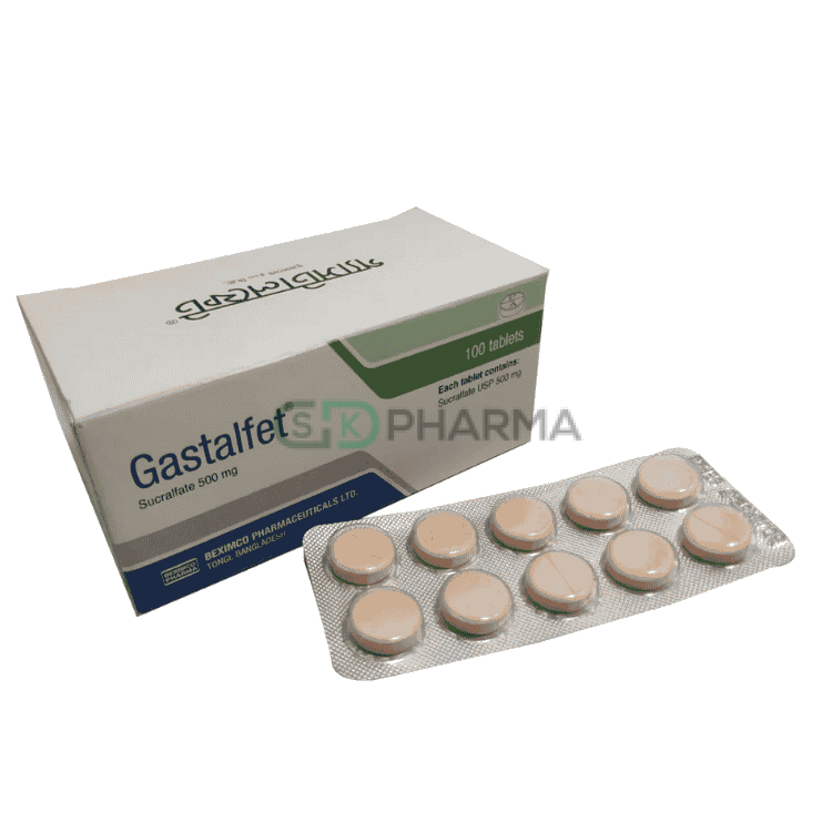 Gastalfet Tablet 500 mg (Sucralfate)