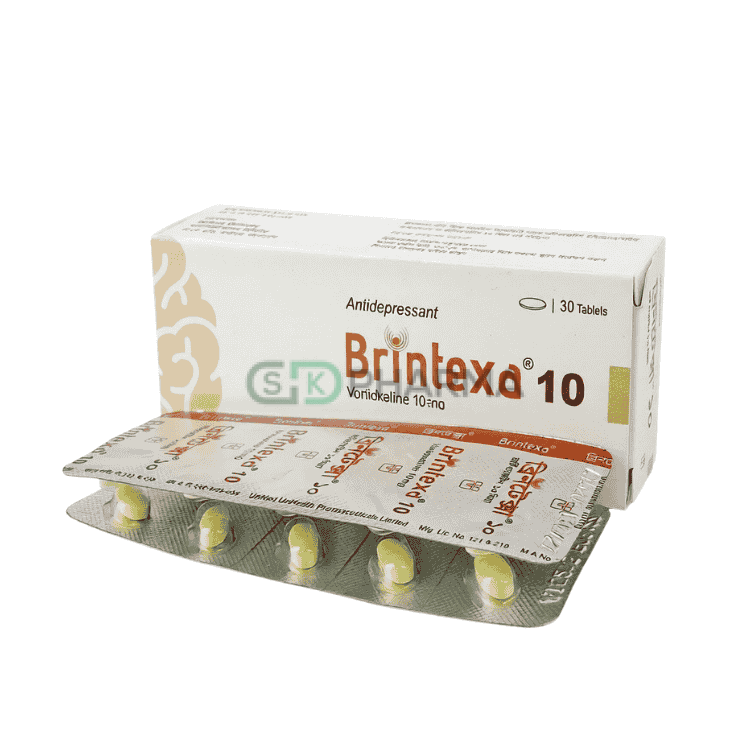 Brintexa Tablet 10 mg (Vortioxetine Hydrobromide)
