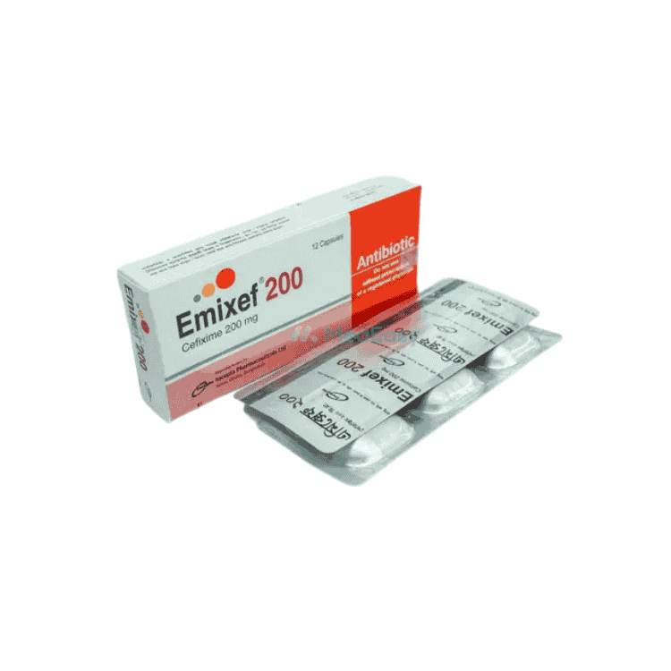 Emixef Tablet 200 mg (Cefixime Trihydrate)