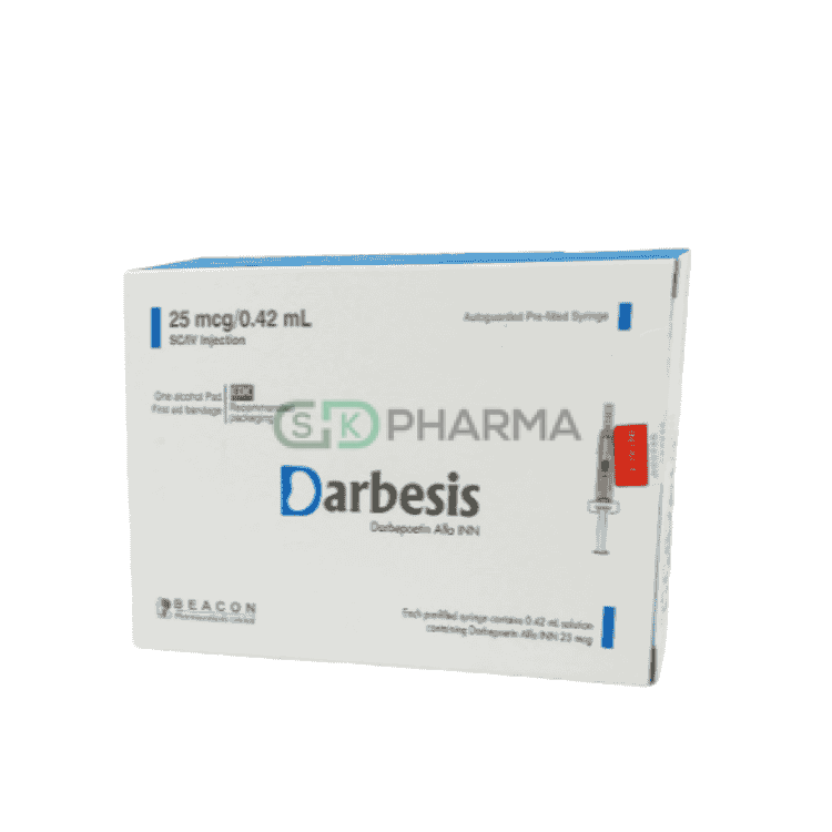 Darbesis Injection 25 mcg/0.42 ml (Darbepoetin Alfa)