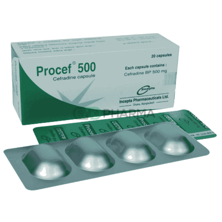 Procef Capsule 500 mg (Cephradine)