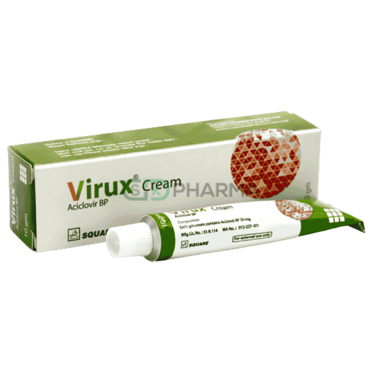 Virux Cream 5% w/w (Acyclovir (Topical))