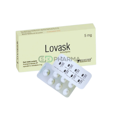 Lovask Tablet 5 mg (Amlodipine Besilate)