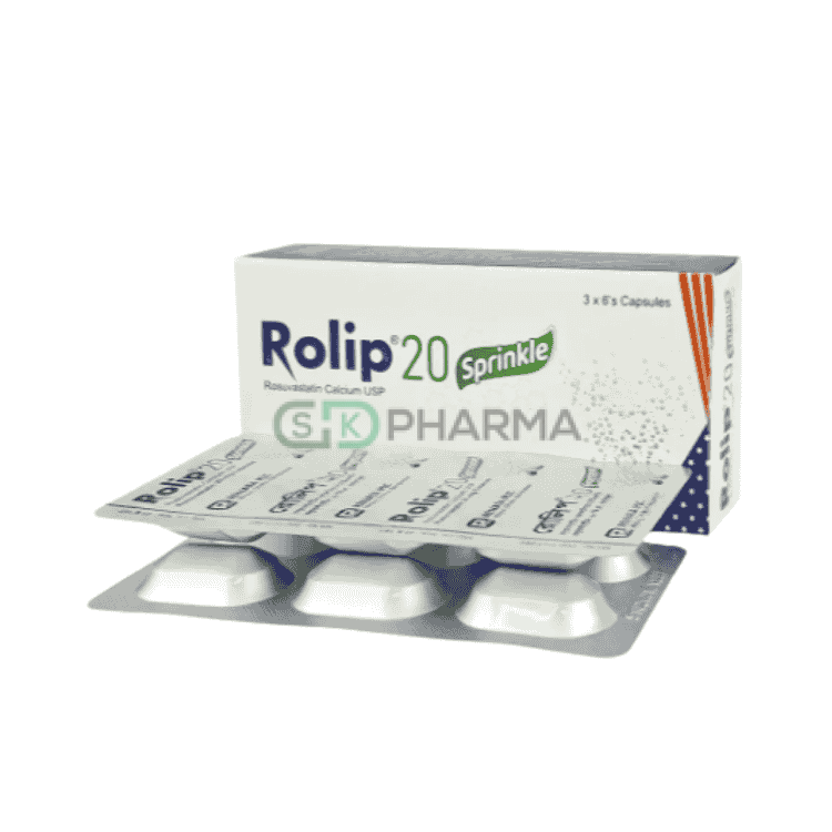 Rolip Capsule 20 mg (Rosuvastatin Calcium)