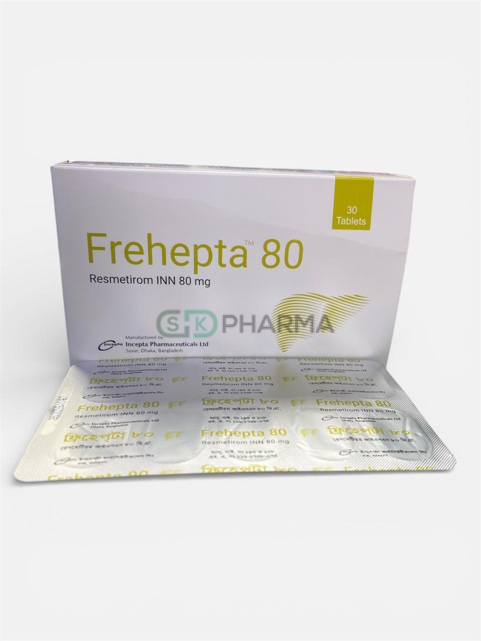 Frehepta Tablet 80 mg (Resmetirom)