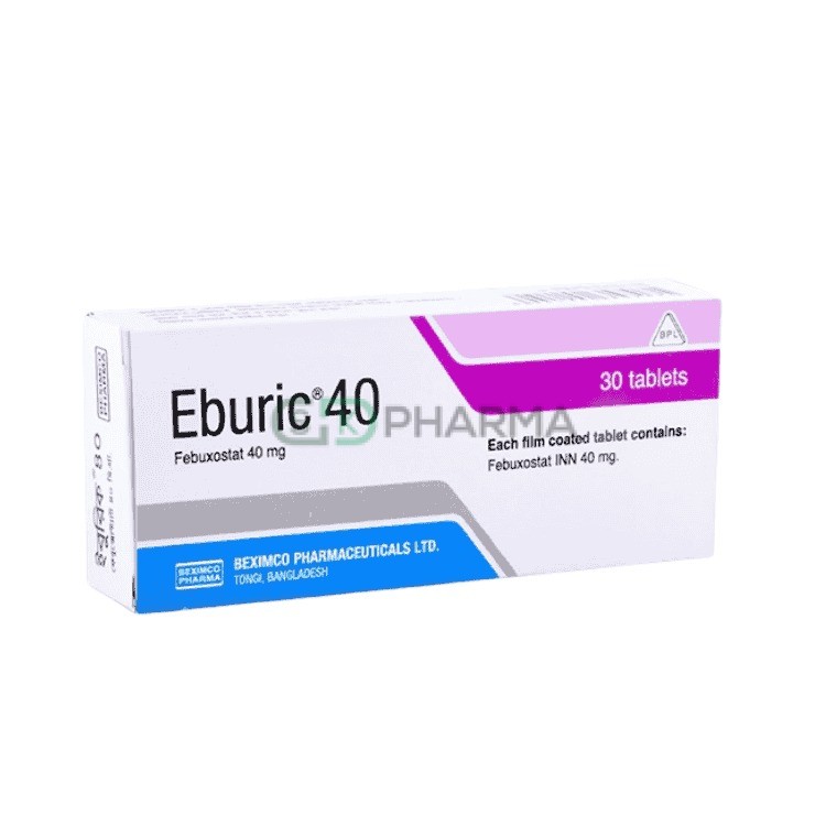 Eburic Tablet 40 mg (Febuxostat)