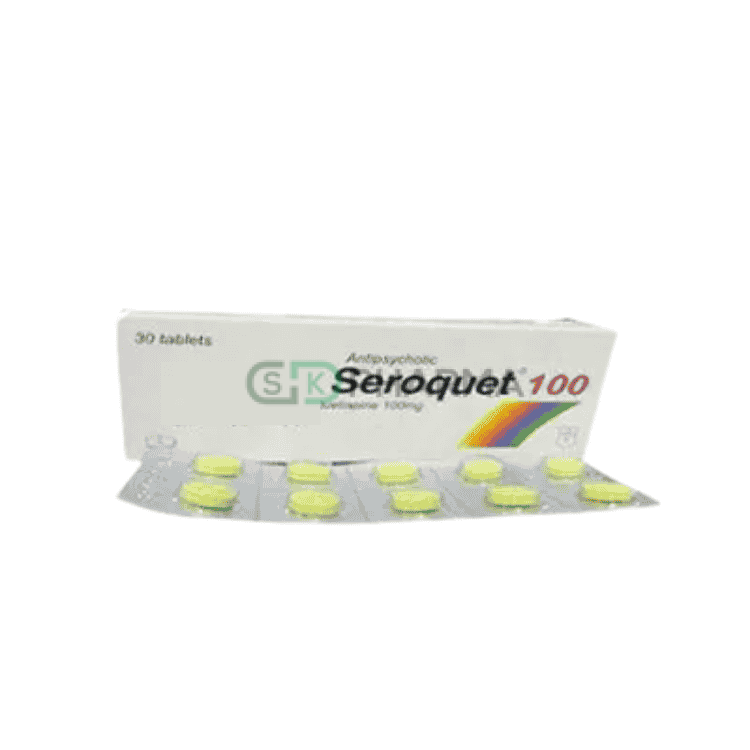Seroquet Tablet 100 mg (Quetiapine Fumarate)