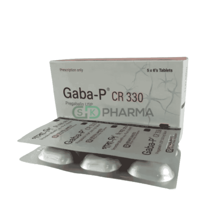 Gaba-P CR Tablet 330 mg (Pregabalin)