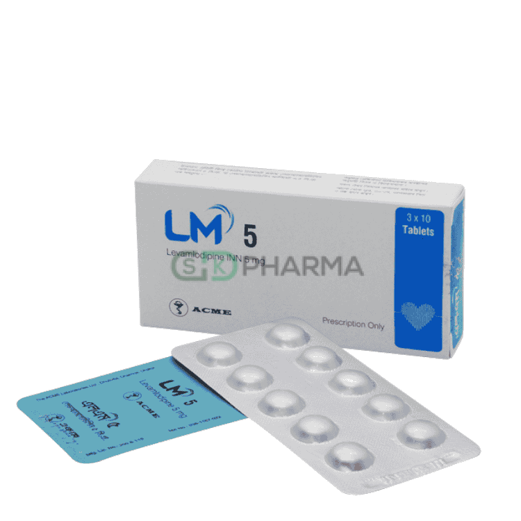 LM Tablet 5 mg (Levamlodipine Maleate)