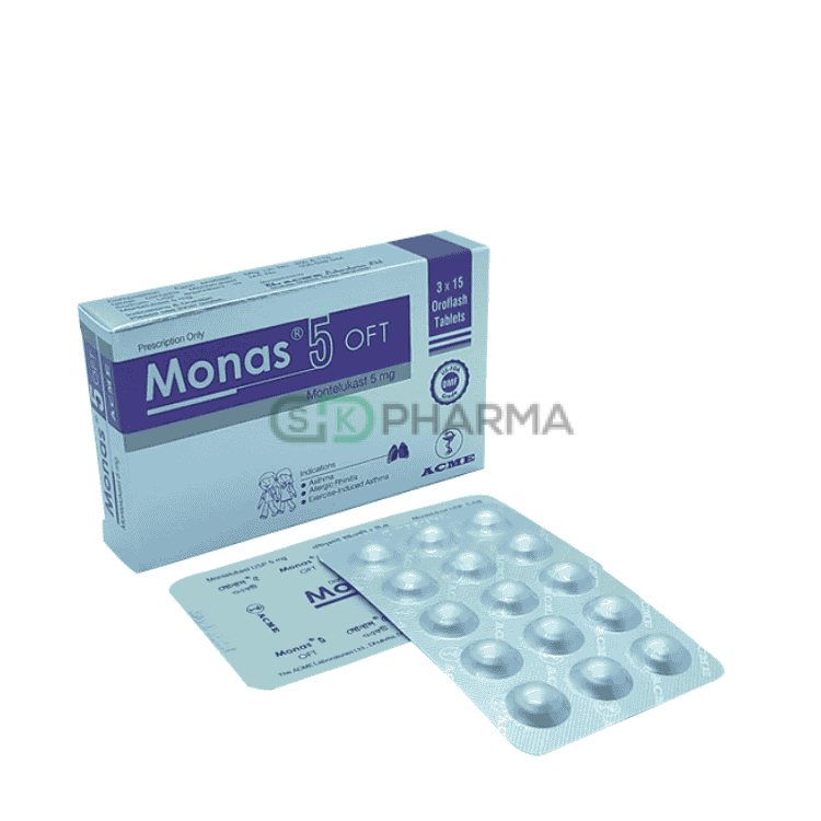Monas OFT Flash Tablet 5 mg (Montelukast Sodium)