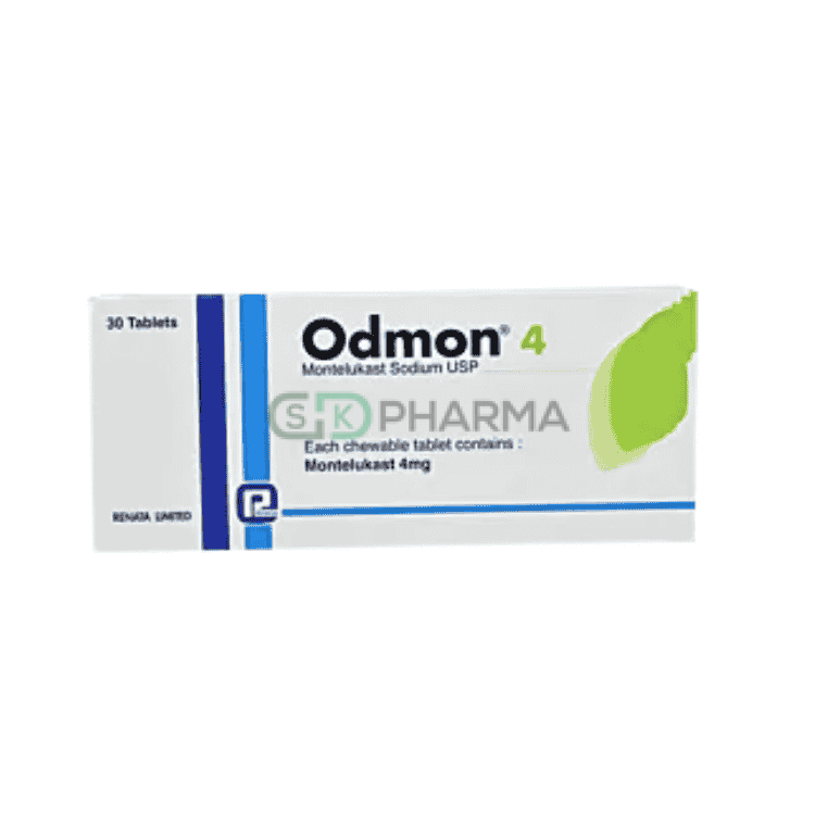 Odmon Chewable Tablet 4 mg (Montelukast Sodium)