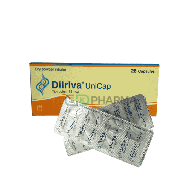 Dilriva Inhalation Capsule 18 mcg (Tiotropium)