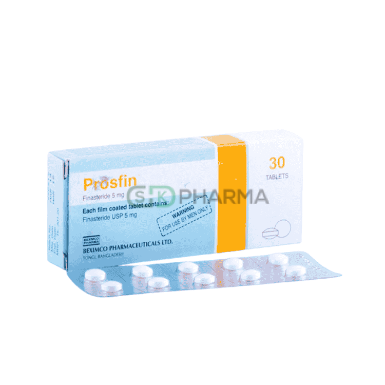 Prosfin Tablet 5 mg (Finasteride [For B.P.H.])