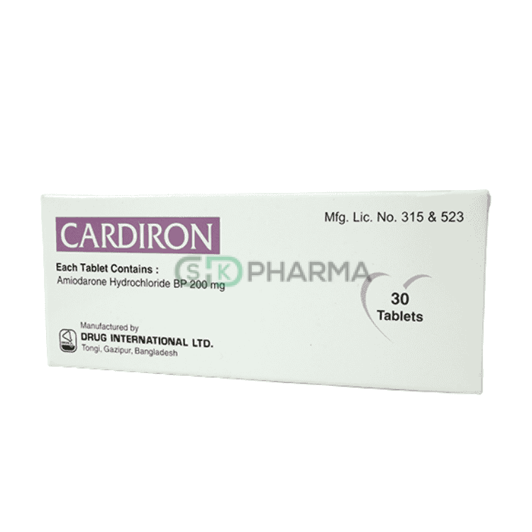 Cardiron Tablet 200 mg (Amiodarone Hydrochloride)