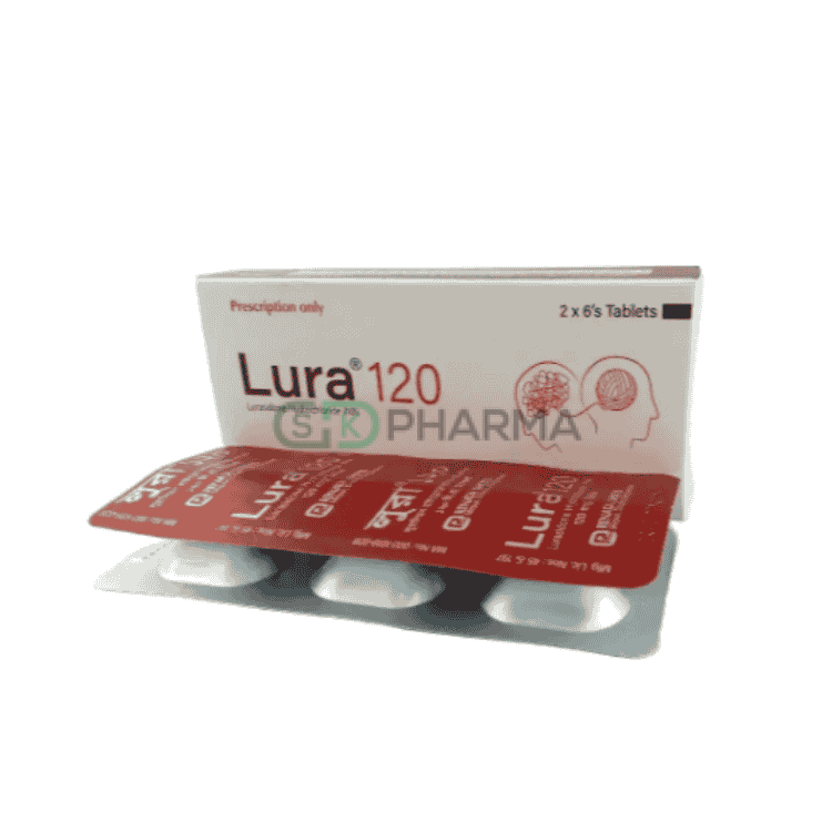 Lura Tablet 120 mg (Lurasidone Hydrochloride)
