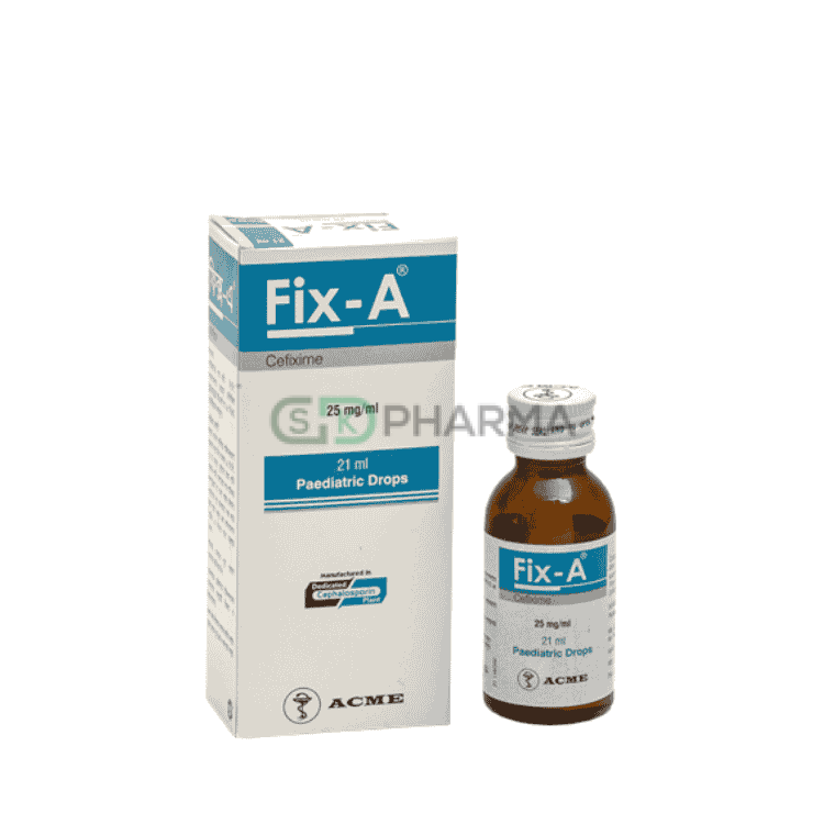 Fix-A Pediatric Drop 25 mg/ml (Cefixime Trihydrate)