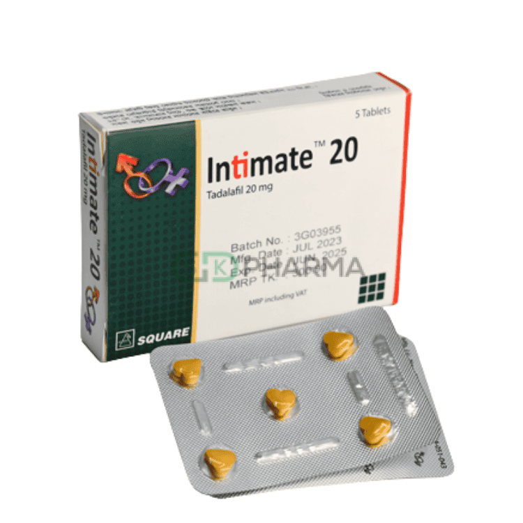 Intimate Tablet 20 mg (Tadalafil)