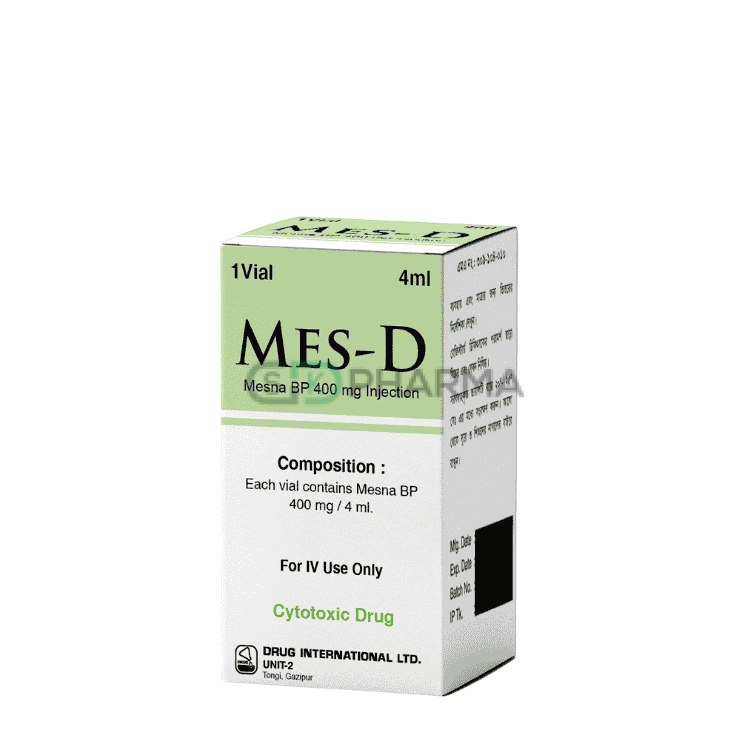 Mes-D Injection 400 mg/4 ml (Mesna)
