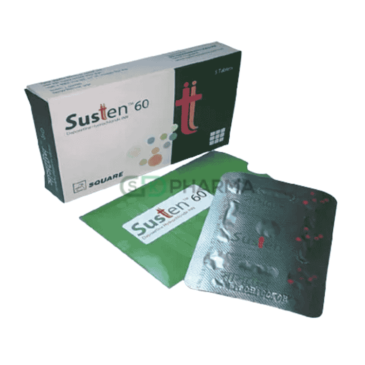 Susten Tablet 60 mg (Dapoxetine Hydrochloride)