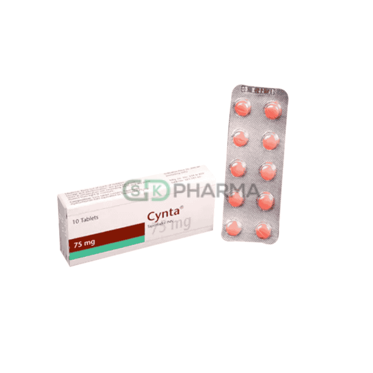 Cynta Tablet 75 mg (Tapentadol Hydrochloride)