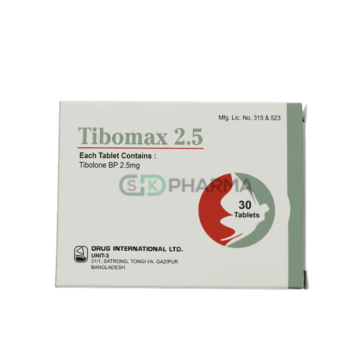 Tibomax Tablet 2.5 mg (Tibolone)