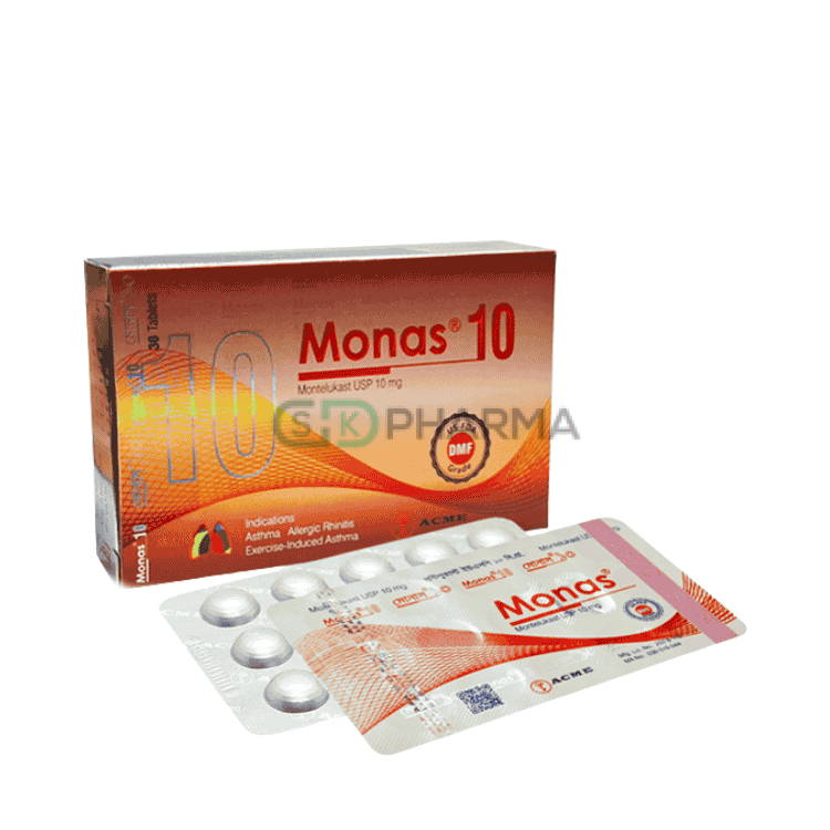 Monas Tablet 10 mg (Montelukast Sodium)
