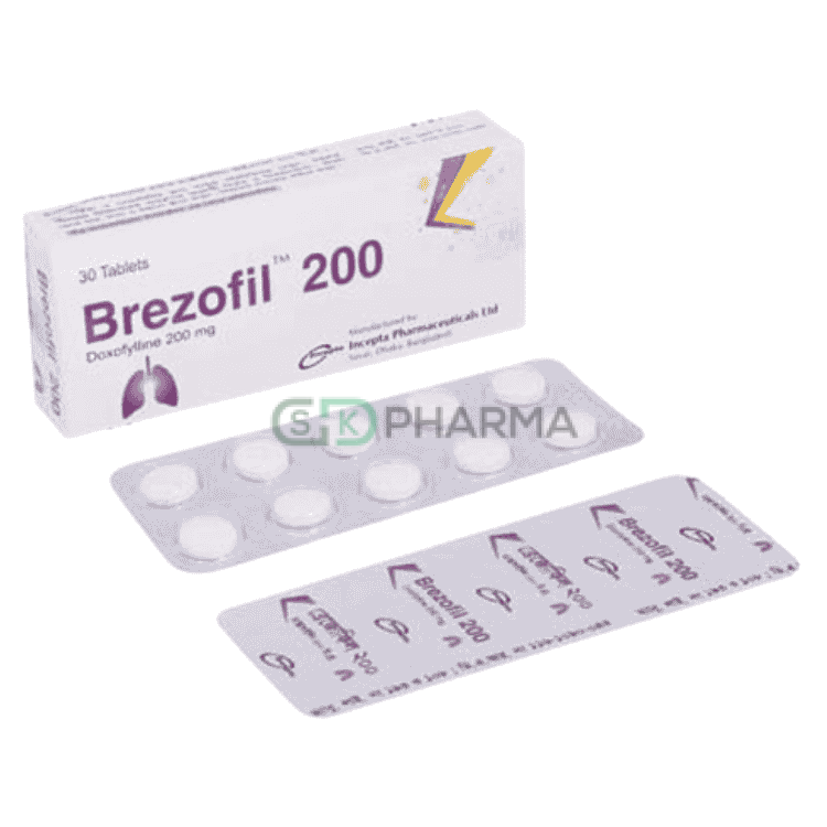 Brezofil Tablet 200 mg (Doxophylline)