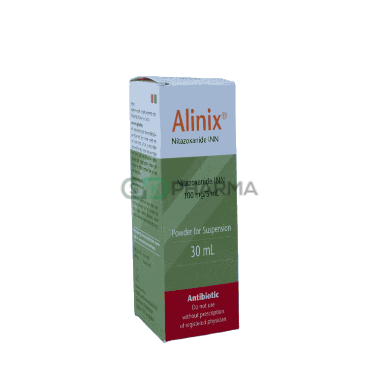 Alinix Suspension 100 mg/5 ml (Nitazoxanide)