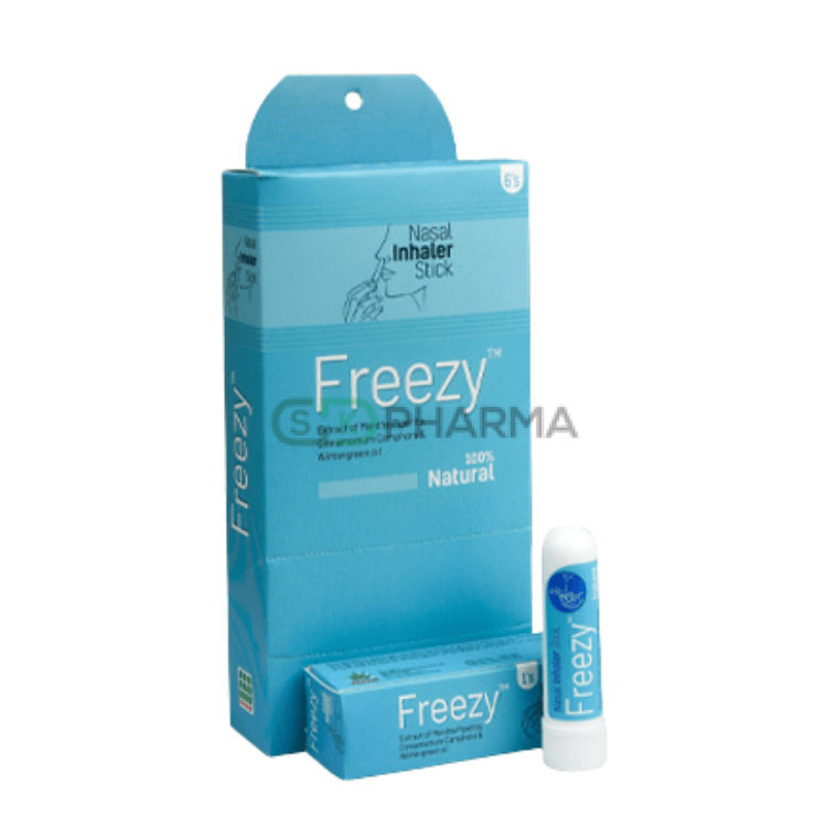 Freezy Nasal Inhaler (122.70 mg+415.40 mg+415.40 mg)/gm (Methyl Salicylate + Menthol + Camphor)