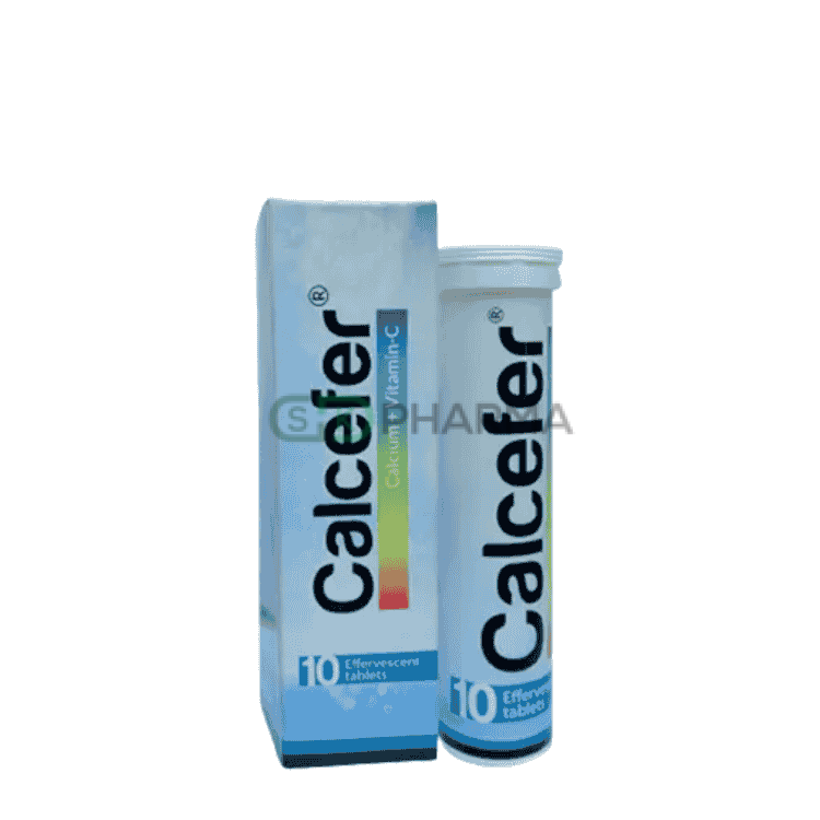 Calcefer Tablet 1000 mg+327 mg (Conventional calcium)+500 mg Calcium (Lactate Gluconate + Calcium Carbonate + Vitamin C)