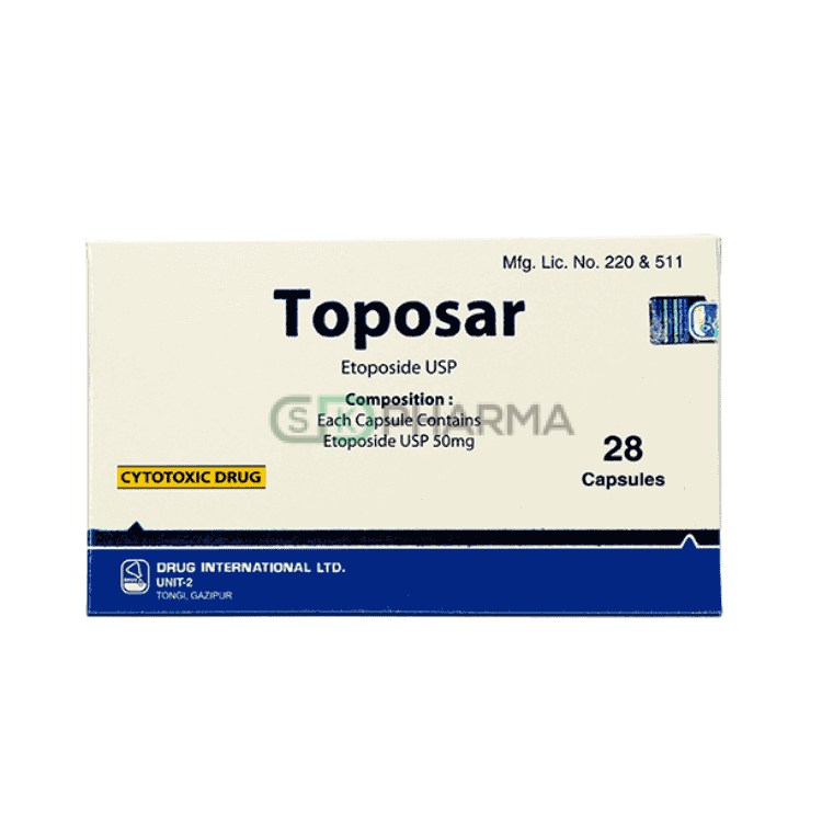Toposar Capsule 50 mg (Etoposide)