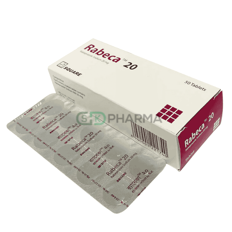 Rabeca Tablet 20 mg (Rabeprazole Sodium)