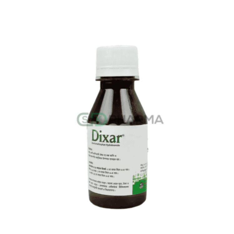 Dixar Syrup 10 mg/5 ml (Dextromethorphan Hydrobromide)