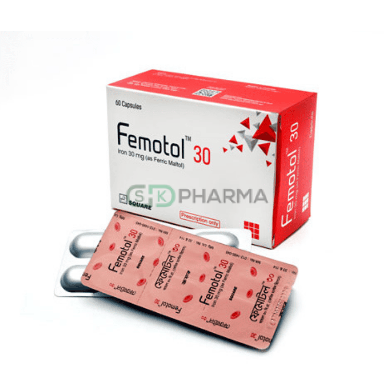 Femotol Capsule 30 mg (Ferric Maltol)