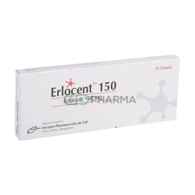 Erlocent Tablet 150 mg (Erlotinib)