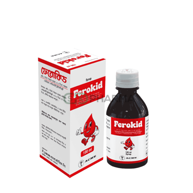 Ferokid Syrup 27.5 mg/5 ml (Sodium Feredetate Trihydrate)