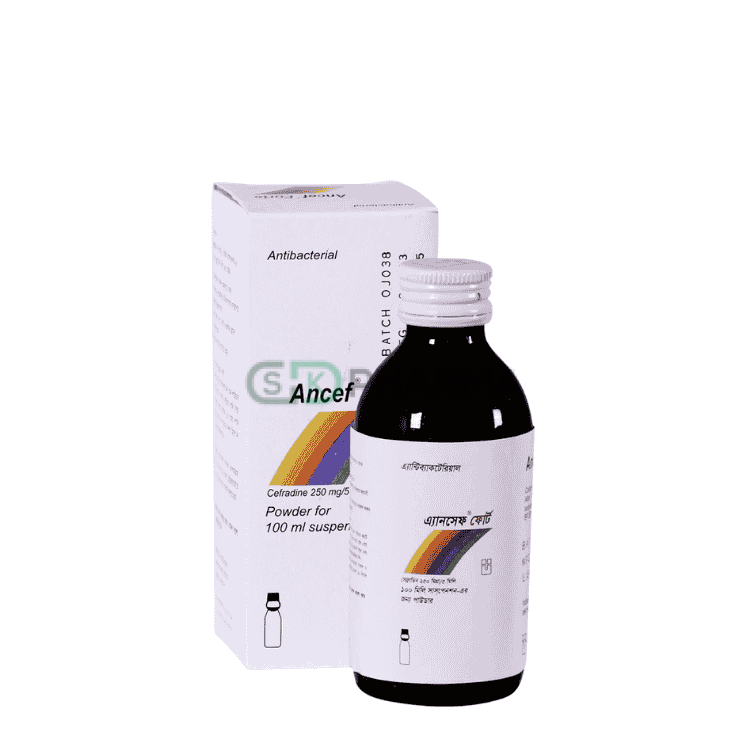 Ancef Forte Suspension 250 mg/5 ml (Cephradine)