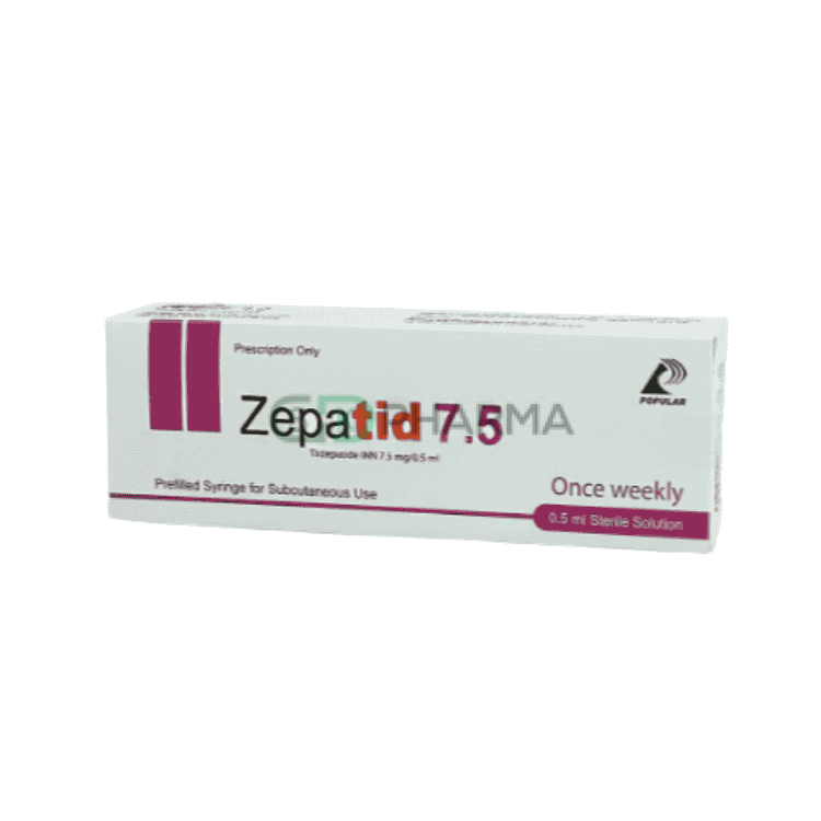 Zepatid Injection 7.5 mg/0.5 ml (Tirzepatide)