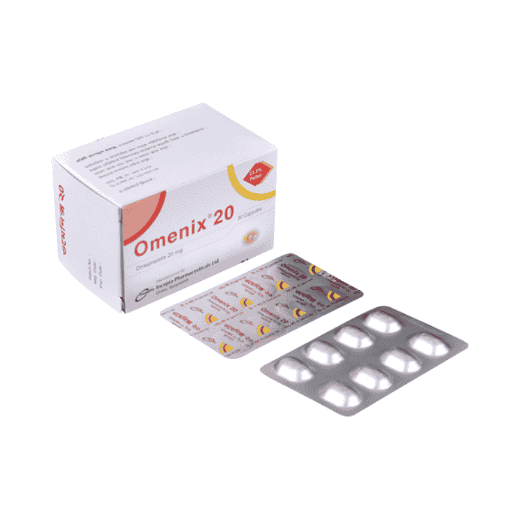 Omenix Capsule 20 mg (Omeprazole)