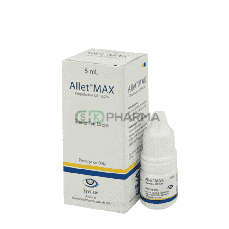 Allet Max Eye Drop 0.70% (Olopatadine Hydrochloride)