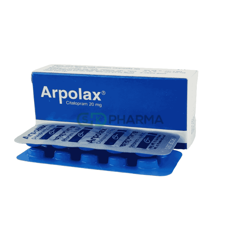 Arpolax Tablet 20 mg (Citalopram Hydrobromide)