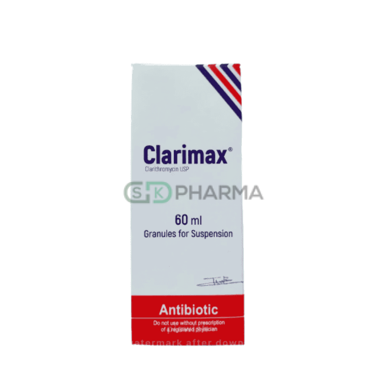 Clarimax Suspension 125 mg/5 ml (Clarithromycin)