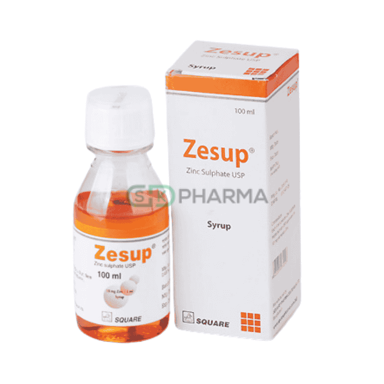 Zesup Syrup 10 mg/5 ml (Zinc Sulfate Monohydrate)