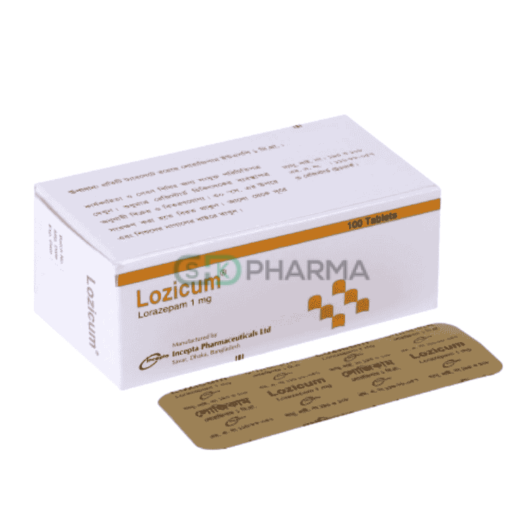 Lozicum Tablet 1 mg (Lorazepam)