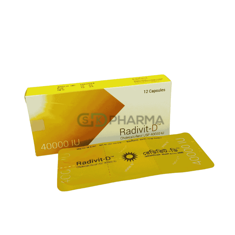 Radivit-D Capsule 40000 IU (Cholecalciferol [Vitamin D3])