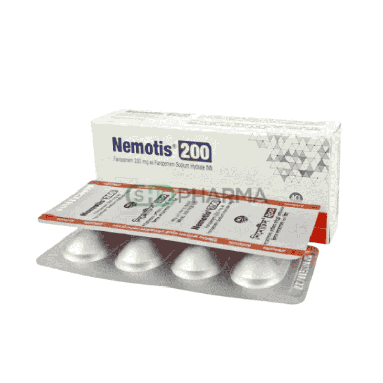 Nemotis Tablet 200 mg (Faropenem)