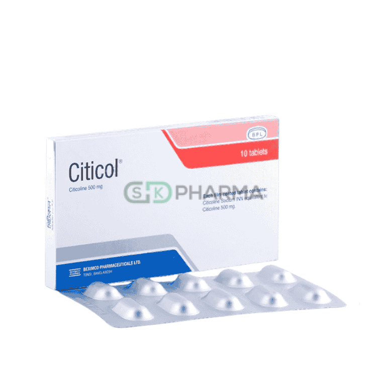 Citicol Tablet 500 mg (Citicoline Sodium)