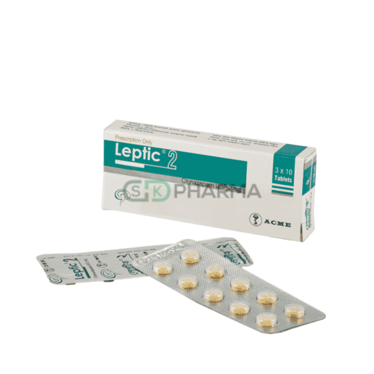 Leptic Tablet 2 mg (Clonazepam)
