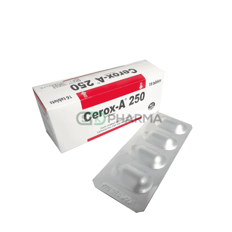 Cerox-A Tablet 250 mg (Cefuroxime Axetil)