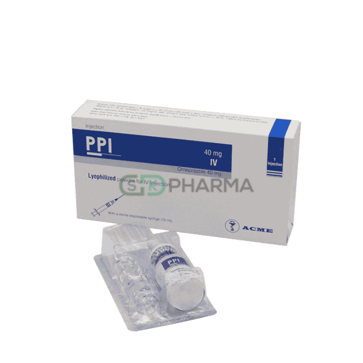 PPI Injection 40 mg/vial (Omeprazole)